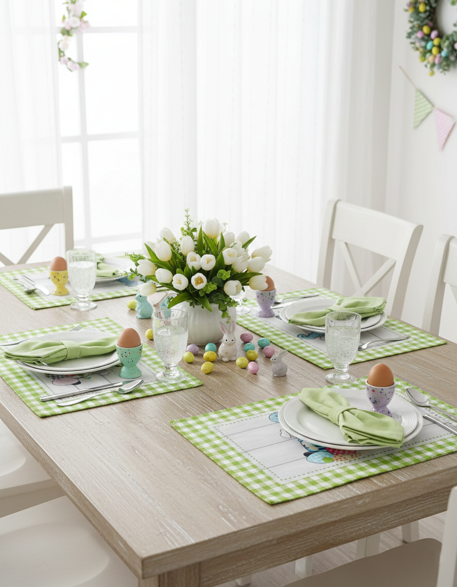 Easter Table Set of 4 Placemats