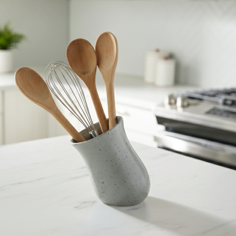 Tilted Utensil Crock