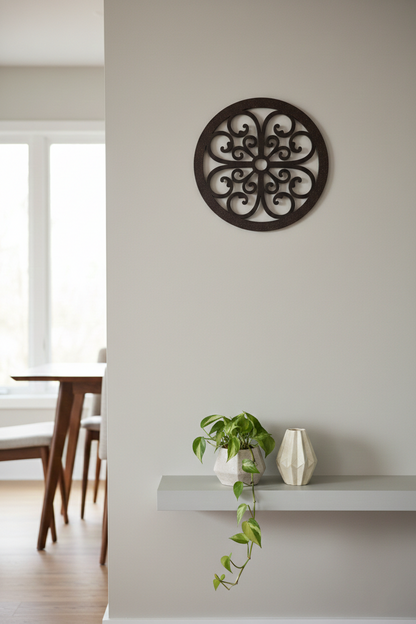 Scrolled Wall Medallion