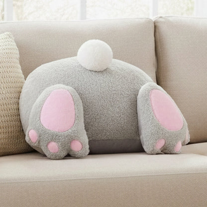 Burrowing Bunny Shaped Decorative Pillow