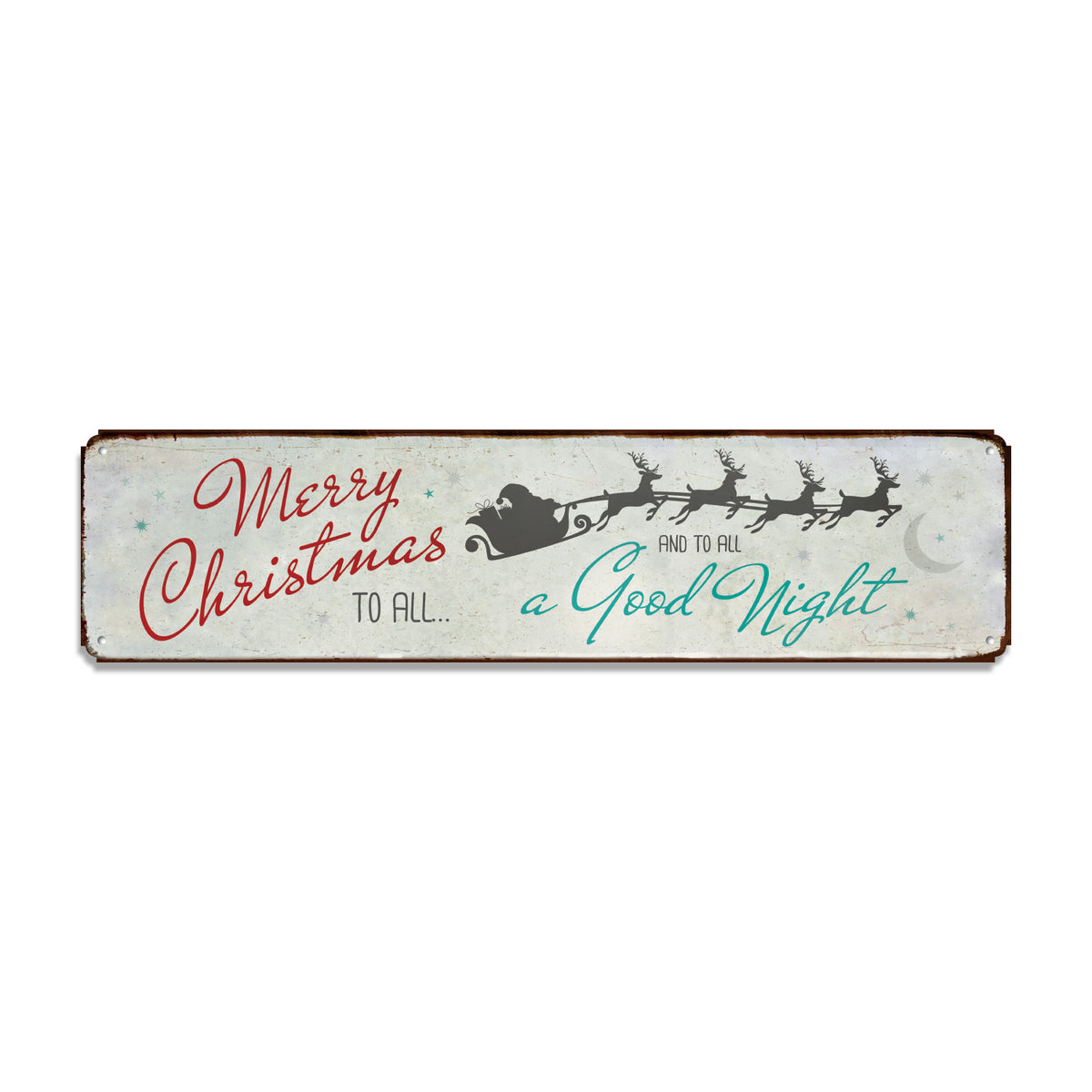 Festive Christmas Street Sign
