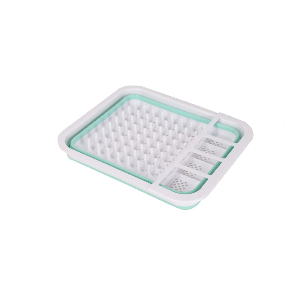 Collapsible Plastic Dish Rack - 3 Colors