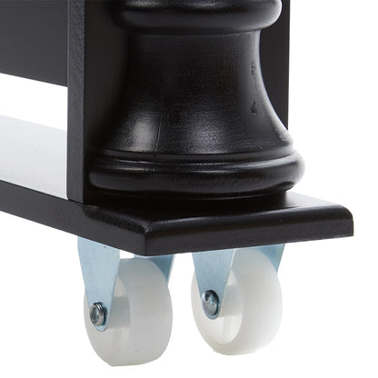 Slim Wooden Spice Rack Cabinet with Wheels - Walnut, White, Black