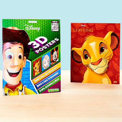 Licensed 3D Kids Activity Books - Filled with Puzzles & Coloring Fun