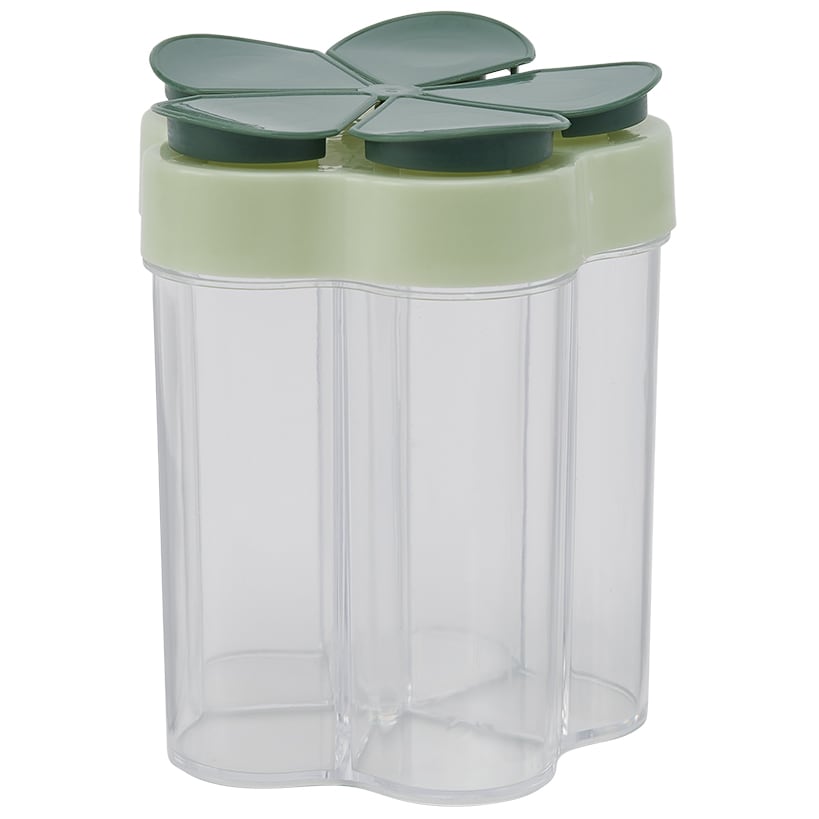 Seasoning Container with 5 Divided Compartments
