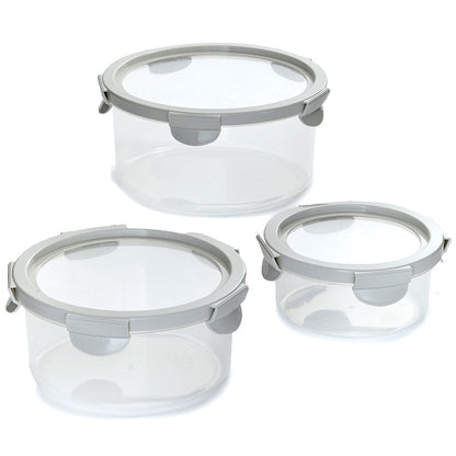 Food Container Set with Silicone Stretch Lids - 6-Pc.