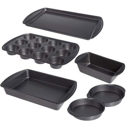 Wilton Nonstick Baking Pan Gift Set - Loaf, Round, Oblong, Muffin