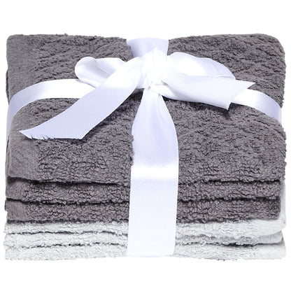 Cotton Washcloth 6 Piece Set