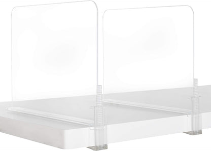 Acrylic Closet Shelf Divider and Separator