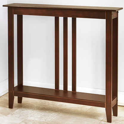 Narrow Entryway Wood Console Accent Table - 32"H