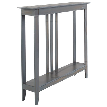 Narrow Entryway Wood Console Accent Table