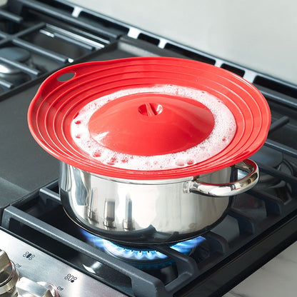 Boil-Over Spill Stopper and Cover - For Pots and Pans