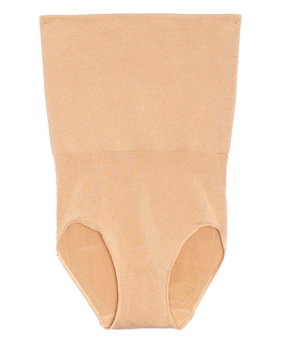 Women's High-Waisted Shaper Briefs or Boy Shorts - Nude Size Small