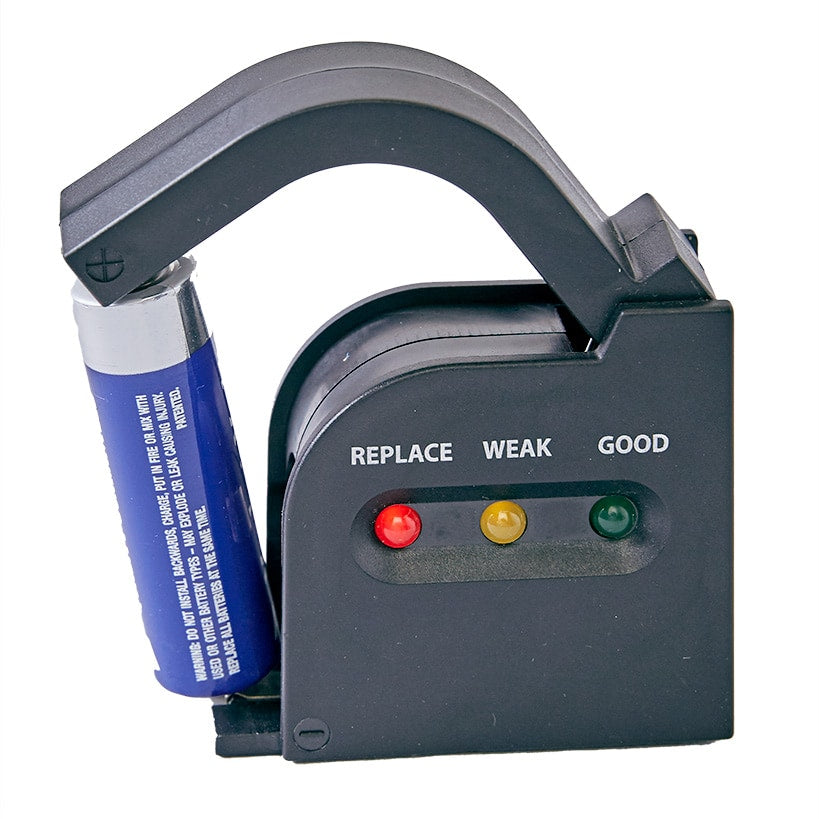 Battery Tester and Organizer Holds Up To 72 Various Size Batteries