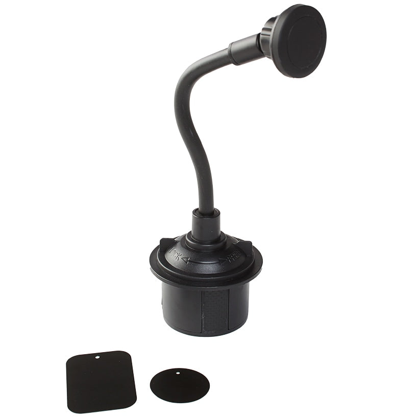 Universal Flexible Car Cup Phone Holder Magnetic Or Non-Magnetic