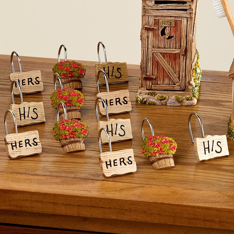 Outhouse Bath Collection#select-item_set-of-12-shower-hooks