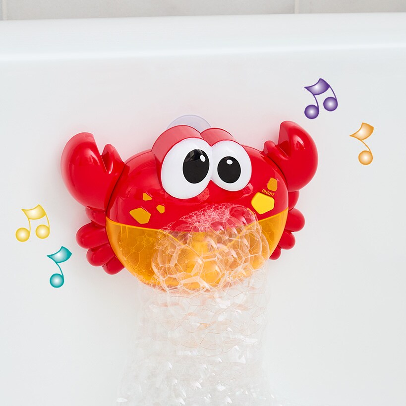 Kids' Musical Bath Bubble Blower - Fun Designs with Soothing Melodies#select-character_crab