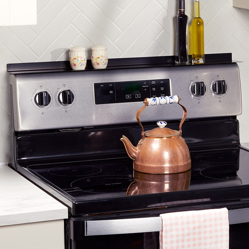 Magnetic Kitchen Stovetop Shelf Organizer - 30"L - Zero Installation