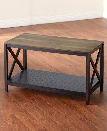 Two-Tone Farmhouse Living Room Furniture Collection