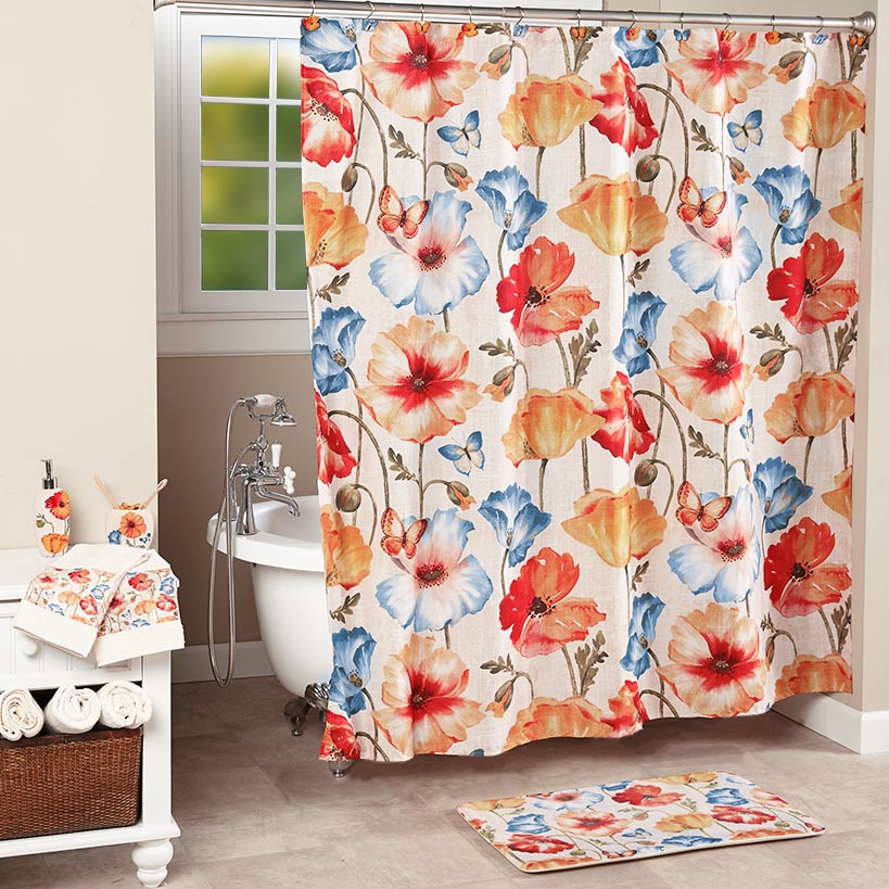 Watercolor Floral Bathroom Collection