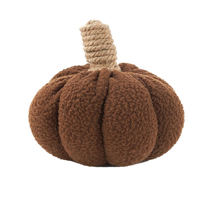 Fall Sherpa Pumpkin Decor