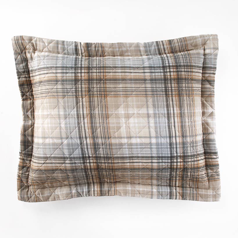 Aspen Plaid Quilted Sham