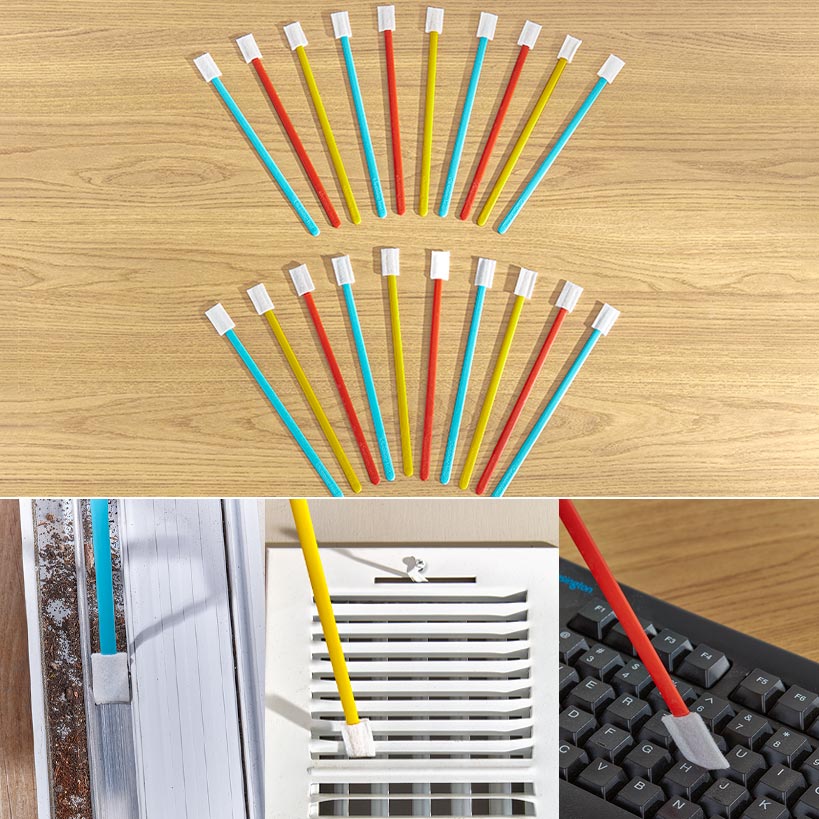 Detail Gap Dusting Sticks for Precision Cleaning Small Areas Set of 20