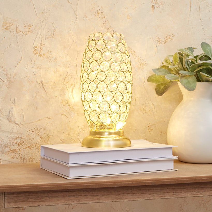 Radiant Silver or Gold Accent Lights - Oval or Cylinder