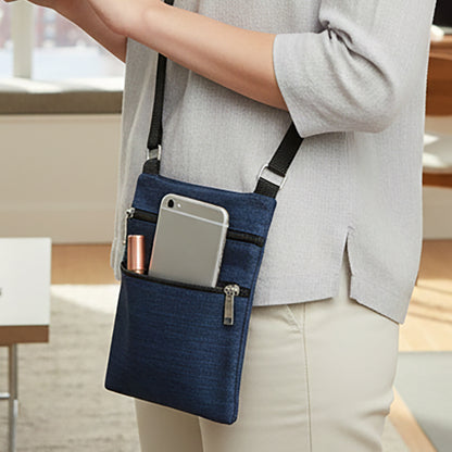 Crossbody Purse Denim Look