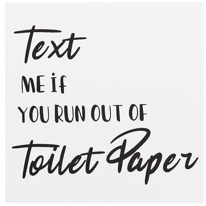 Humorous Bathroom Wall Art