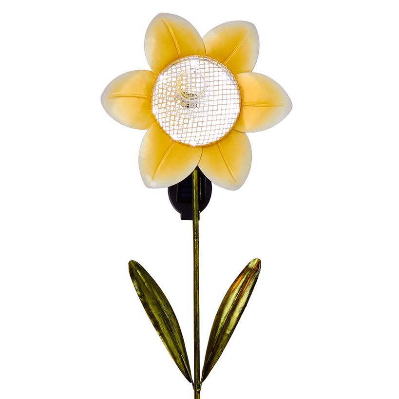 Solar Birdfeeder Stakes Flower or Butterfly