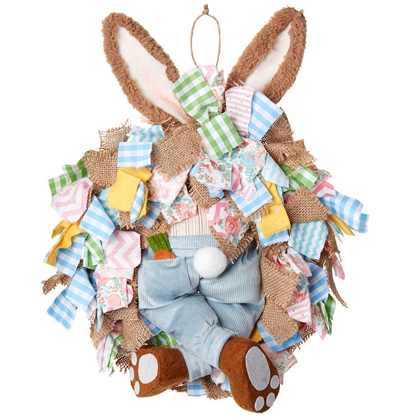 Easter Bunny Butt Wreath - Boy or Girl