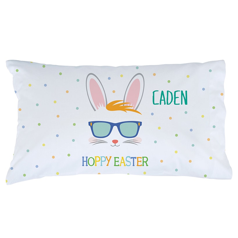 Personalized Easter Bunny Pillowcase