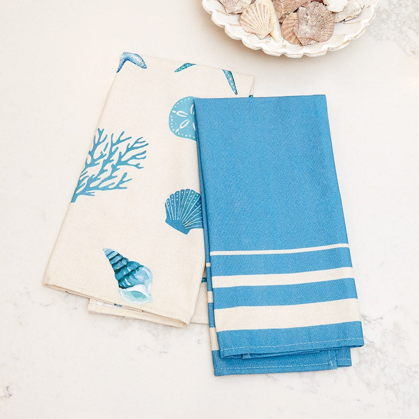 Coastal Kitchen Collection - Rug, Kitchen Towels, or Appliance Magnet#select-item_set-of-2-kitchen-towels