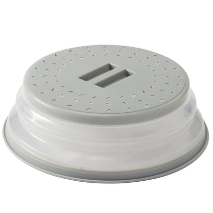 Collapsible Microwave Splatter Guard and Colander