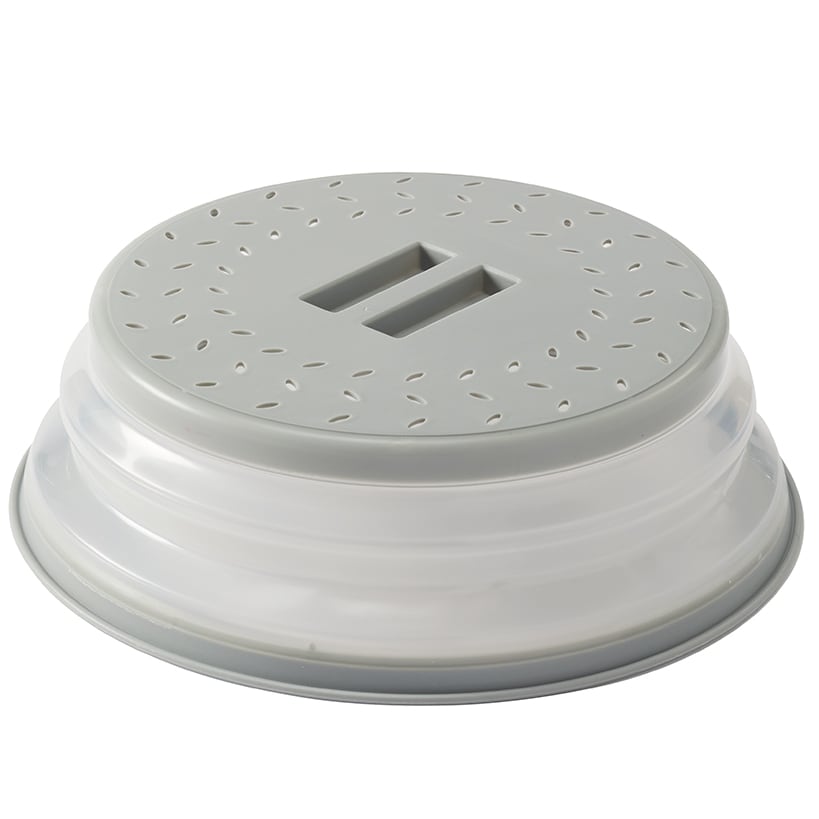 Collapsible Microwave Splatter Guard and Colander