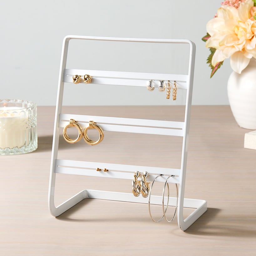 Earring Holder Black or White#select-color_white