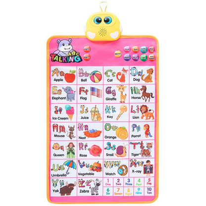 Educational Wall Chart - Learn the Alphabet, Numbers, with Sound Features