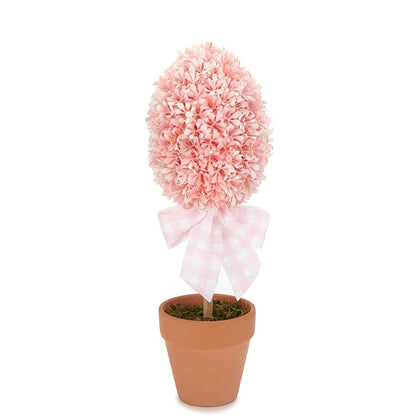 Colorful Faux Boxwood Collection Potted Topiaries