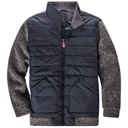 Evoke Men's Sweater Fleece Puffer
