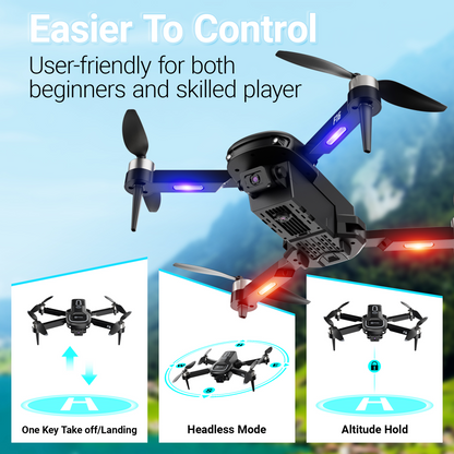 Contixo F16 Stunt Drone - 1080P HD Camera, Foldable Design, Wi-Fi FPV, 16-Min Flight - 2024