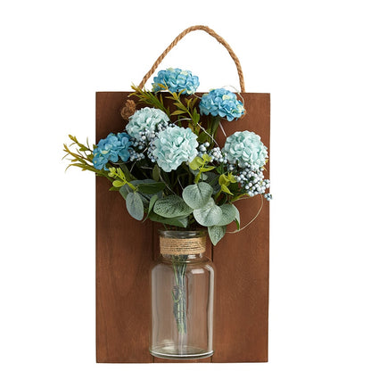 Lighted Flower Wall Sconce - Hydrangea, Sunflower, or White