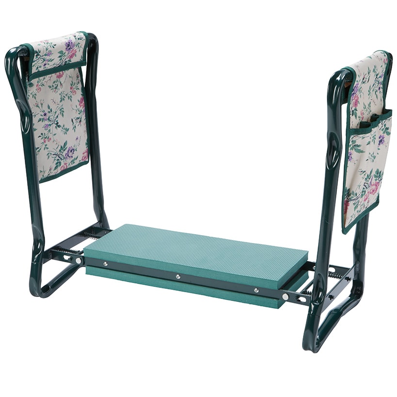 Garden Planting Bench 2 In 1 With Knee Saver And Tool Organizer