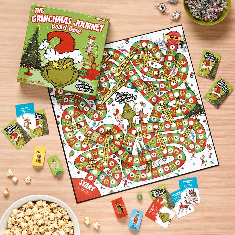 The Grinchmas Journey Board Game Or Family Bingo
