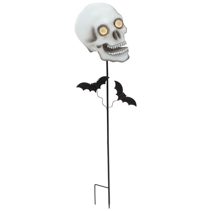 Halloween Stake Animated Jack-O'-Lantern or Skull