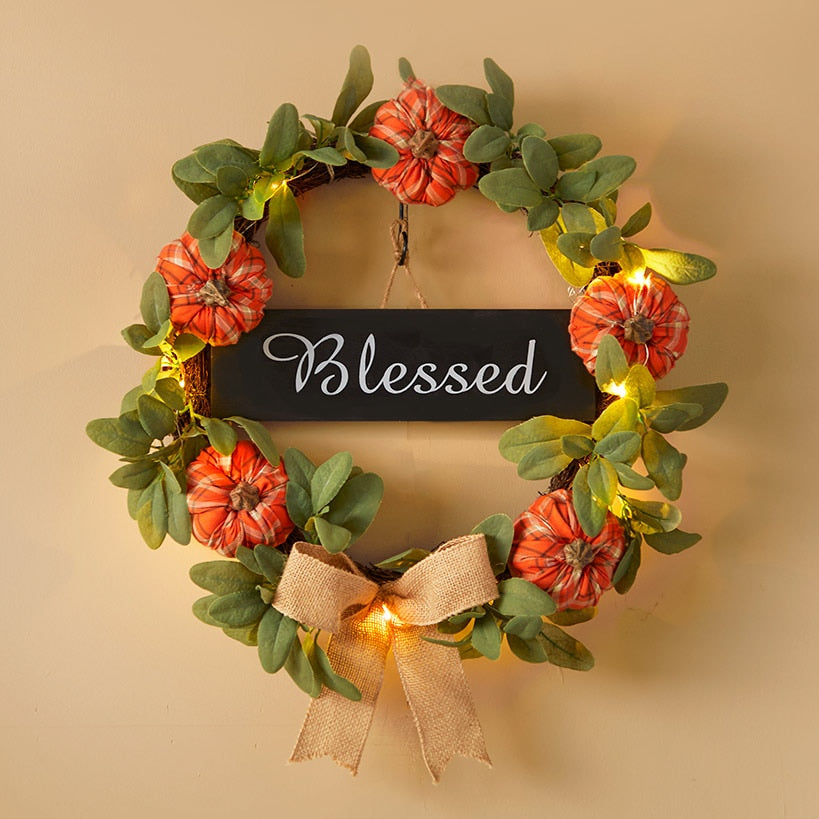 Harvest Plaid Decor