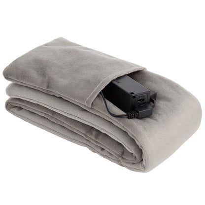 Neck Heated Scarf With Power Bank Black Or Grey