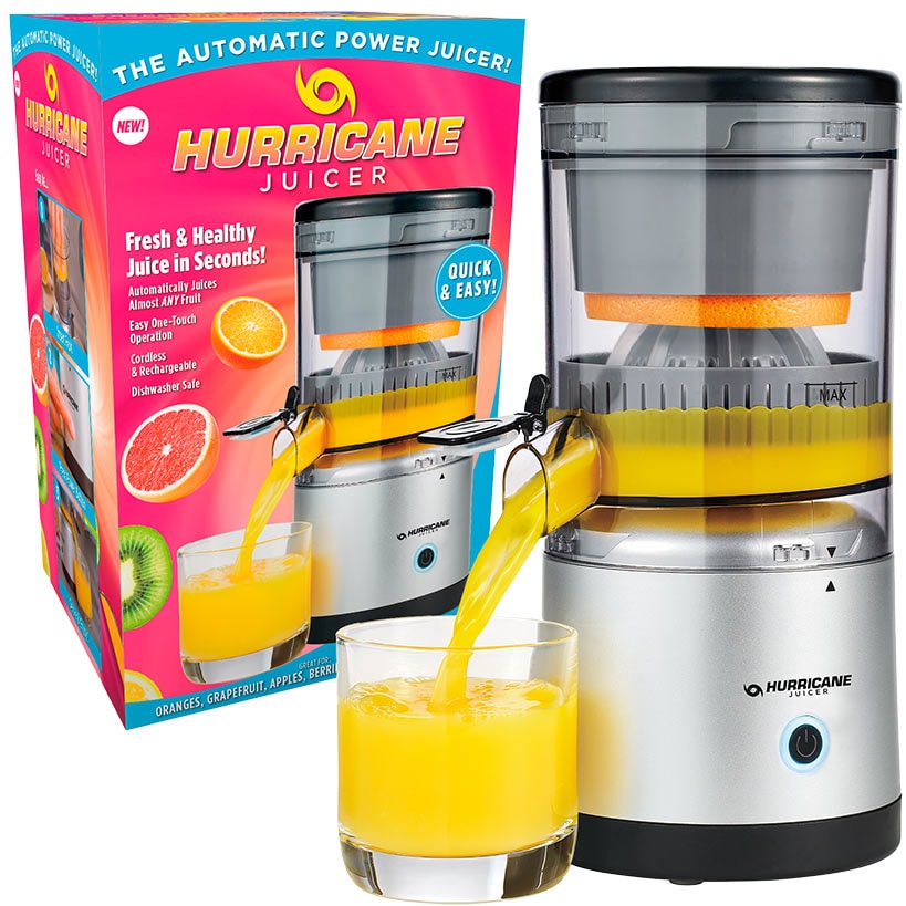 Hurricane Juicer - No Waste, Compact, Cordless, and Rechargable