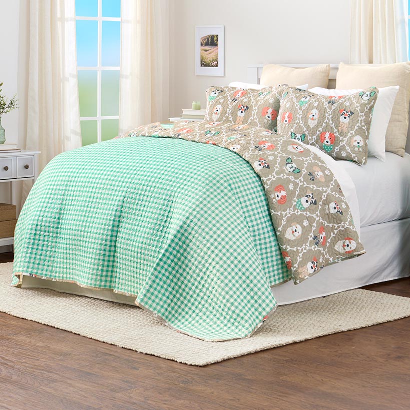 I Woof You Reversible Full/Queen or King Quilt#select-item_king-quilt