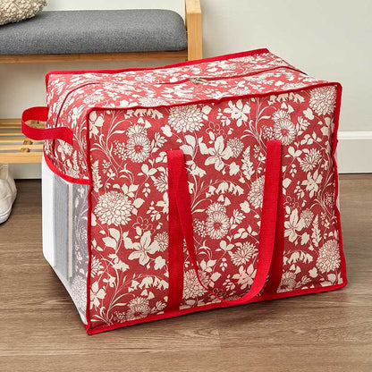 Jumbo Printed Storage Bag With Handles